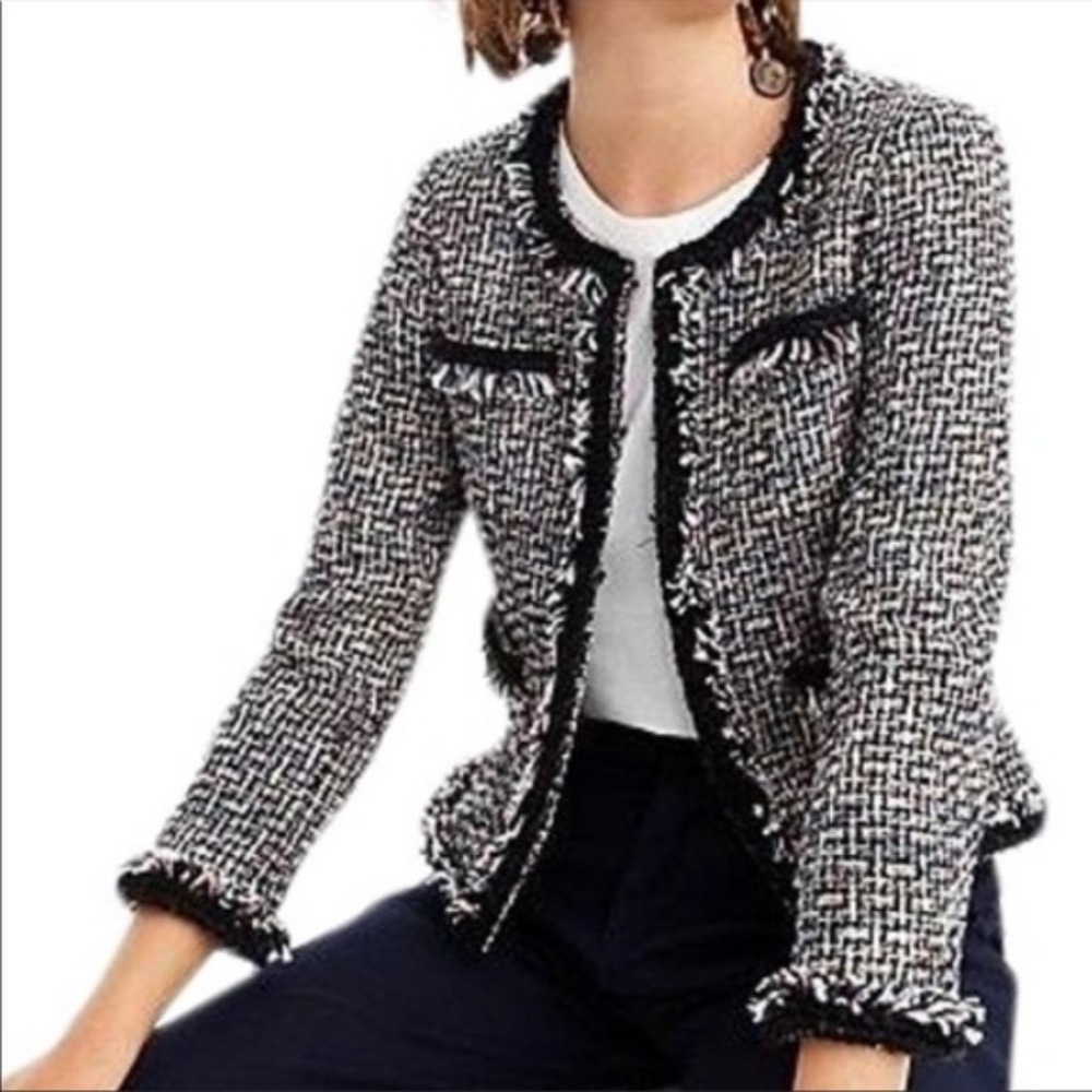 J. Crew Confetti Tweed Blazer